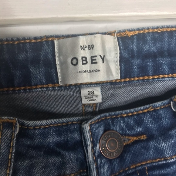 Obey High rise stretchy skinnies - Picture 3 of 7